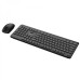 Kit Tastatura + Mouse OptimX Pro KM501W , High Quality, Slim, Silent click, Graphite black,  US Layout, Wireless 2.4GHz
