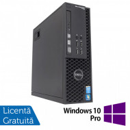 Workstation Dell Precision T1700 SFF, Intel Quad Core i5-4570 3.2GHz - 3.6GHz, 16GB DDR3, 240GB SSD, On-Board Intel HD Graphics 4600, DVD-RW + Windows 10 Pro